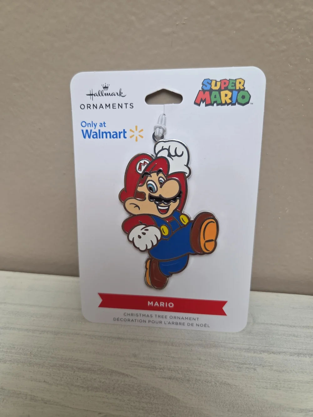 Hallmark Super Mario Mario Ornament - Red, Blue, Yellow